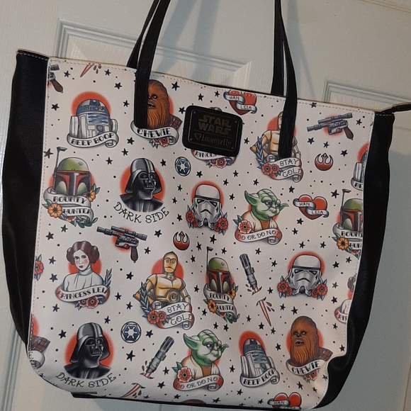 Loungefly Handbags - Loungefly StarWars Tattoo Tote Bag